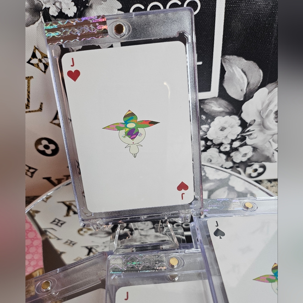 Louis Vuitton x Takashi Murakami Jack Playing Card with COA💥
